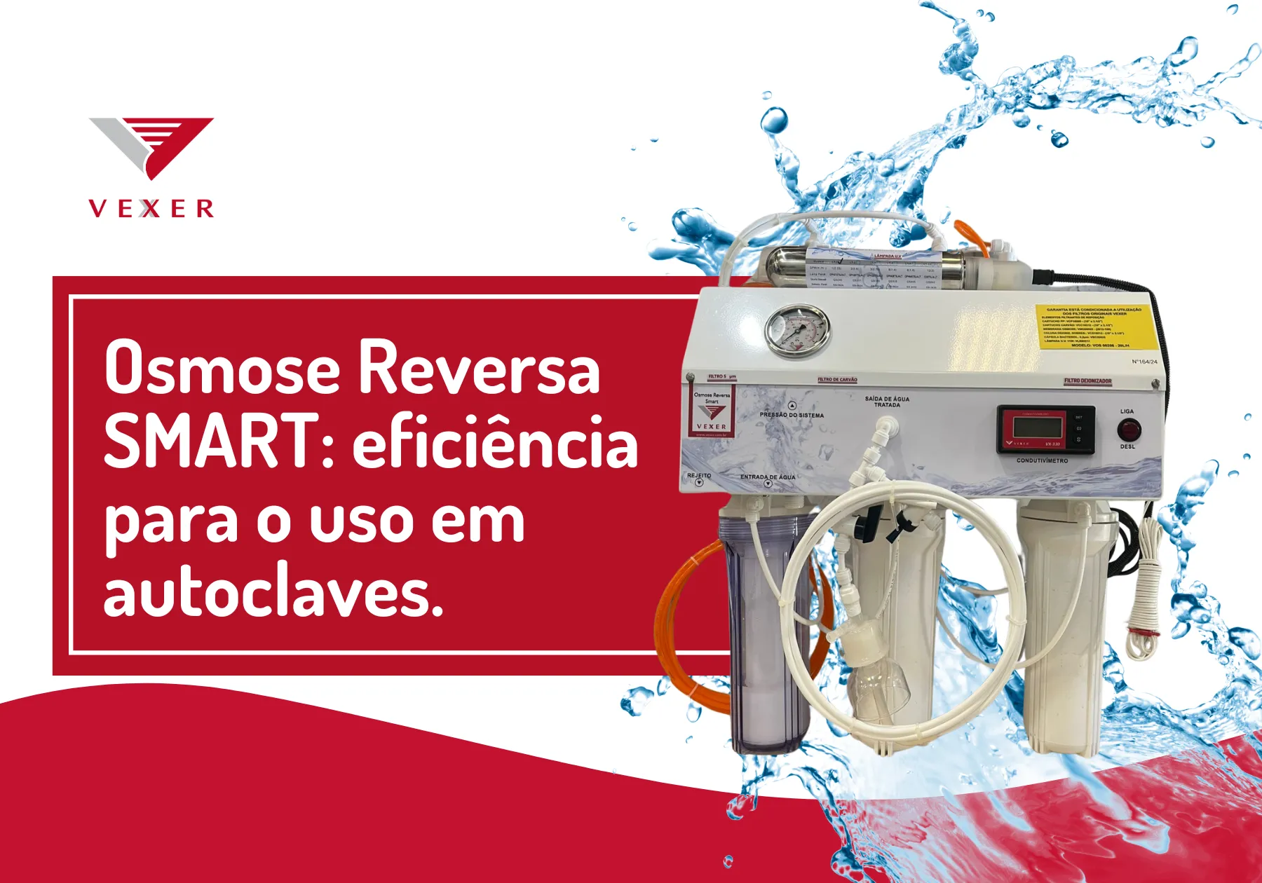 Osmose Reversa SMART: Eficiência para o Uso em Autoclaves
